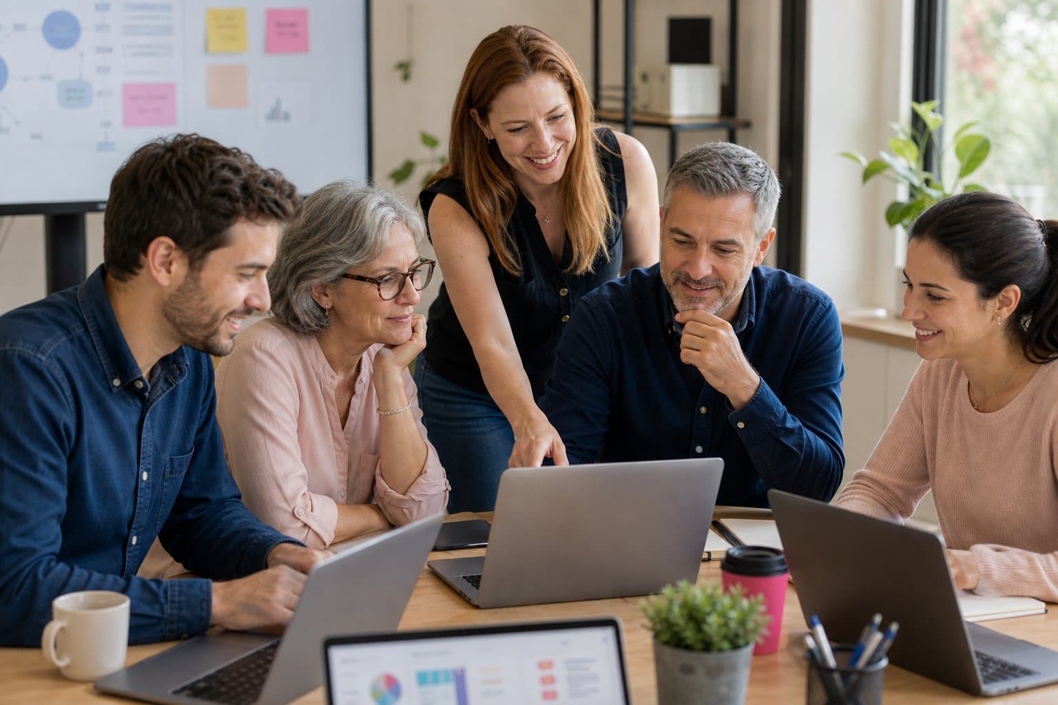 Equipo participando de una capacitación práctica
